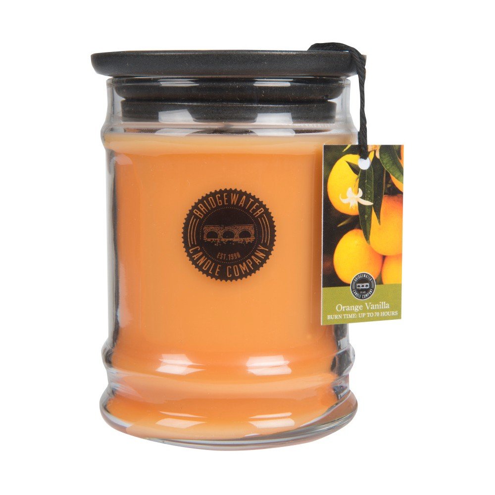 Svíčka ve skleněné dóze s vůní pomeranče a vanilky Bridgewater candle Company, doba hoření 65-85 hodin v:951278