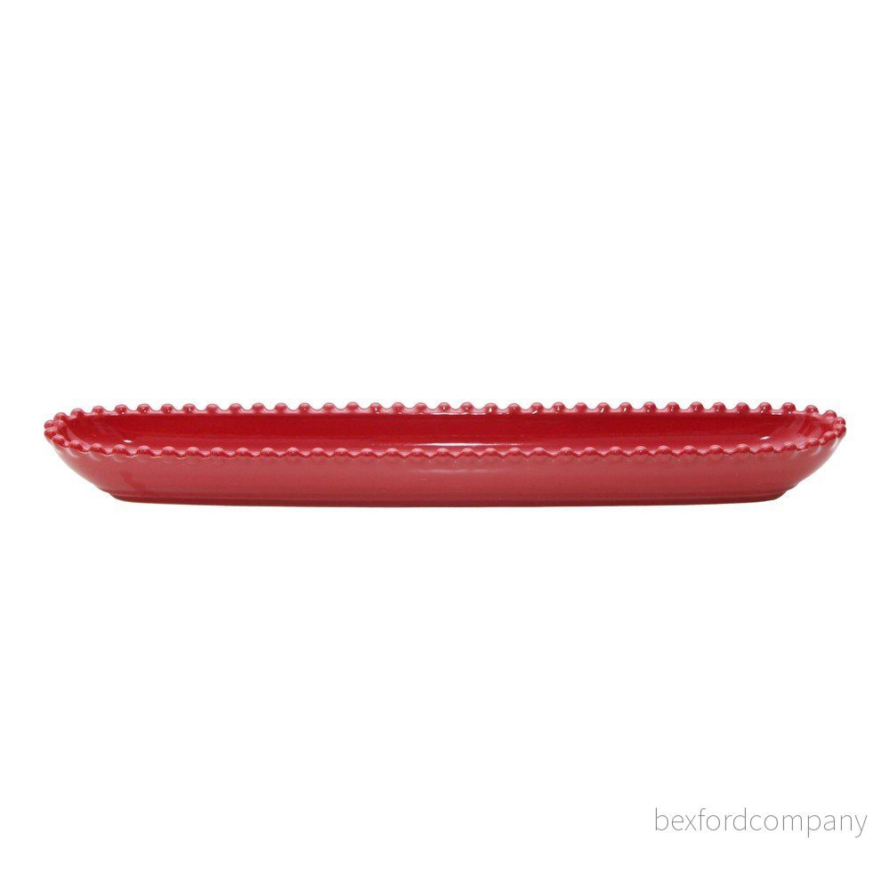 Rubínově červený kameninový tác Costa Nova Pearlrubi, šířka 41 cm v:1387697