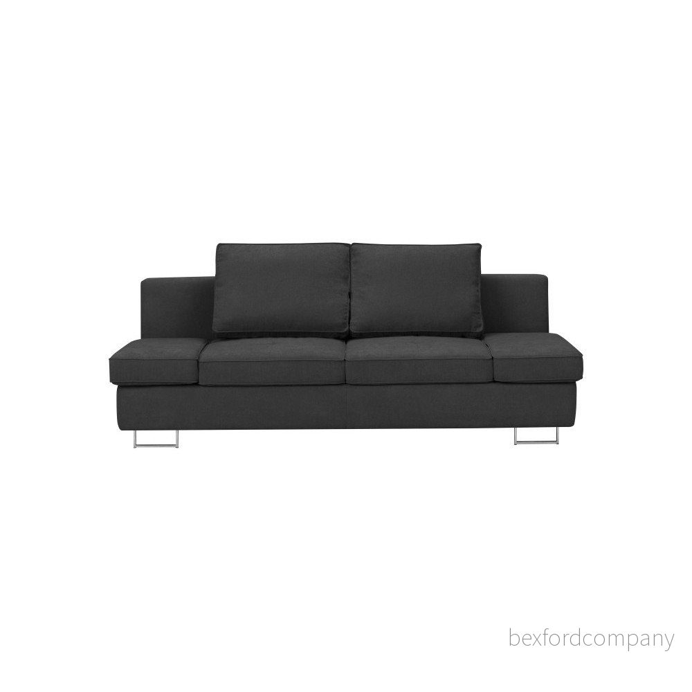 Tmavě šedá dvojmístná rozkládací pohovka Windsor & Co Sofas Iota v:1071894