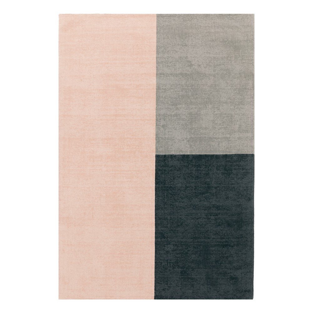 Růžovo-šedý koberec Asiatic Carpets Blox, 160 x 230 cm v:1334392