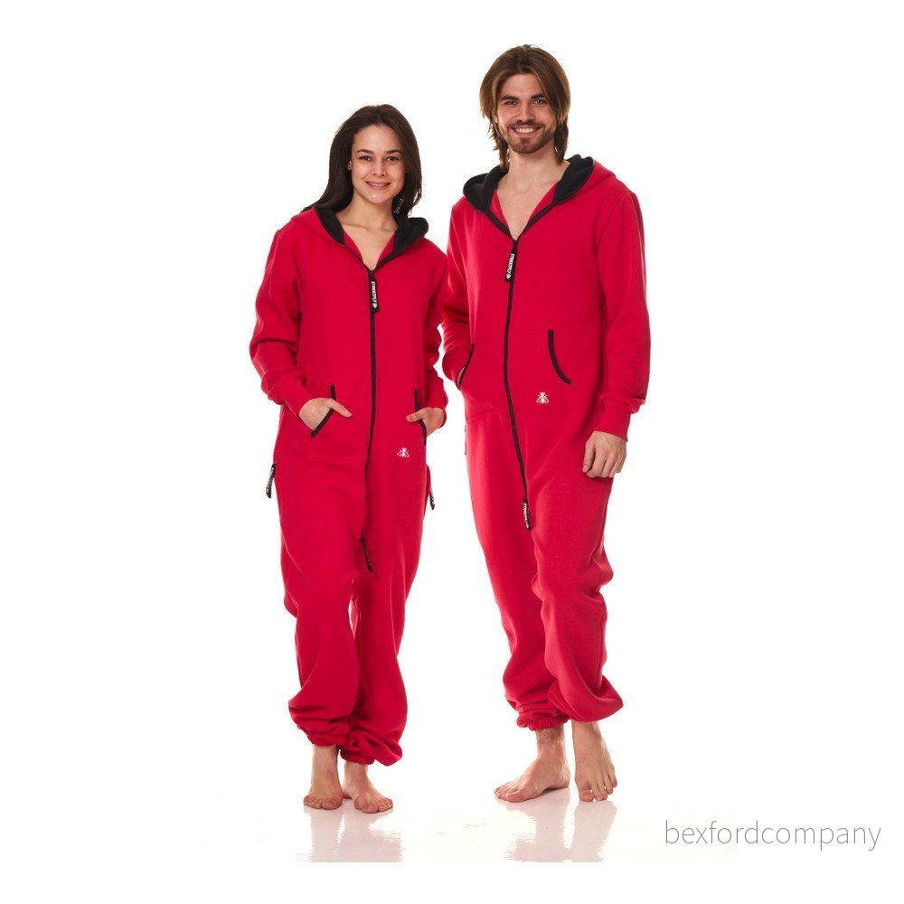 Červený domácí unisex overal Streetfly, vel. S v:732640