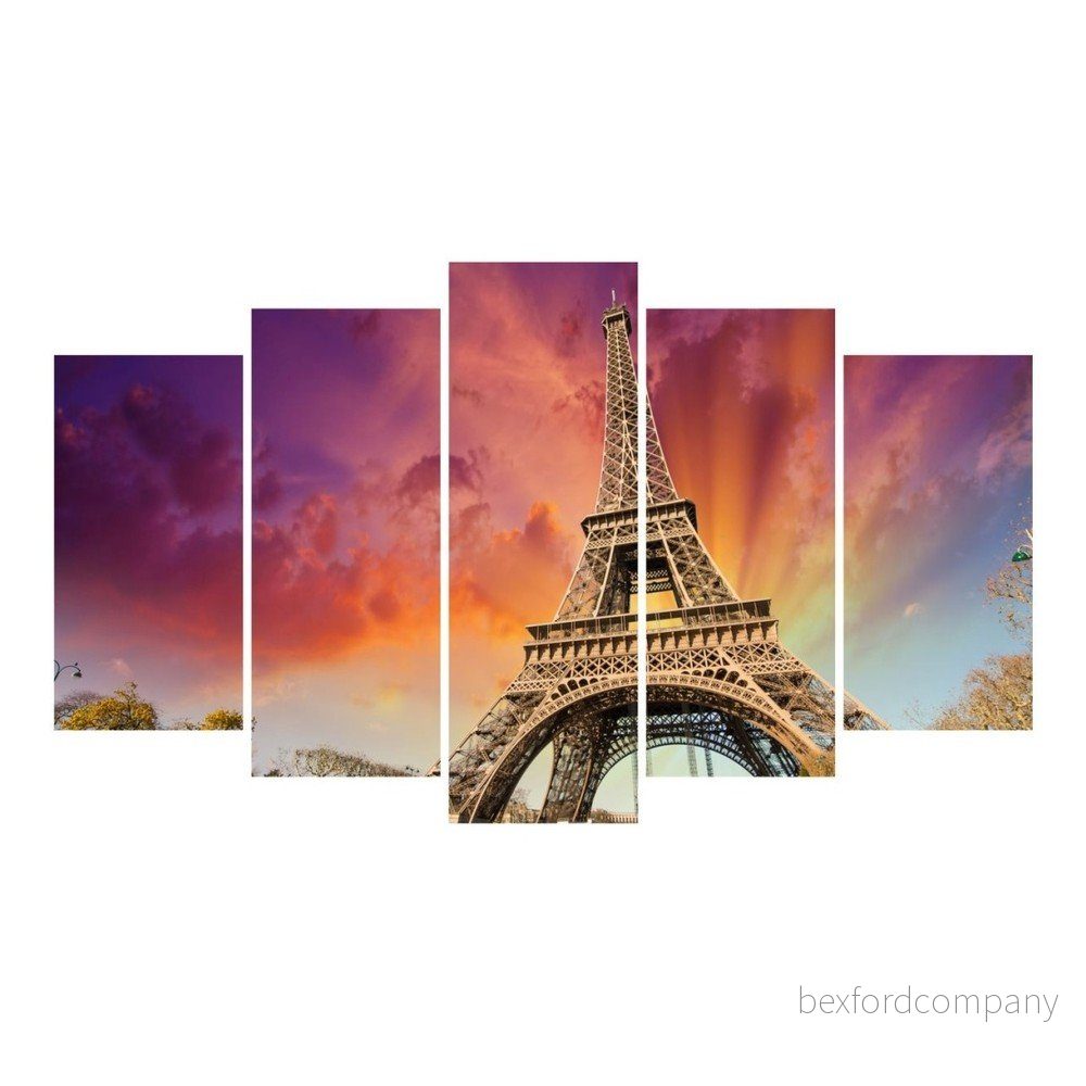 Vícedílný obraz Insigne Fall Eiffel, 102 x 60 cm v:1196406