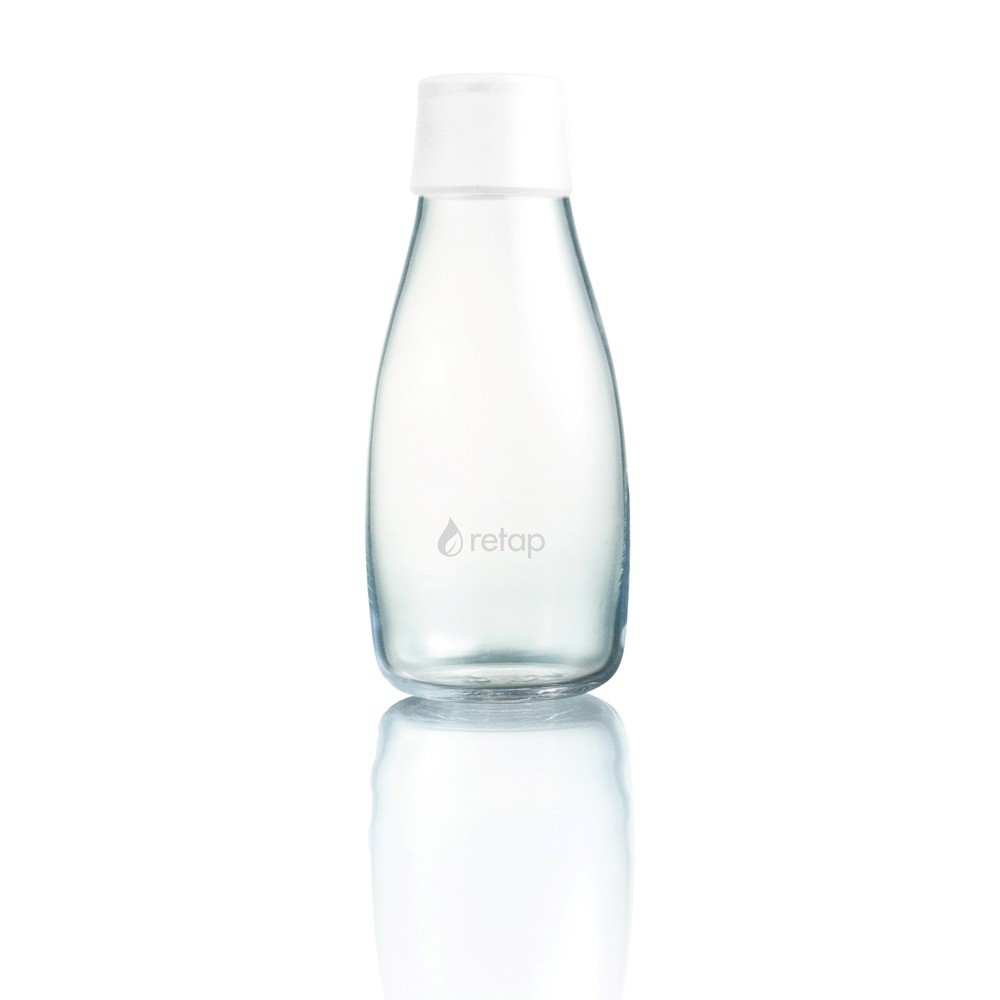 Bílá skleněná lahev ReTap, 300 ml v:1328512
