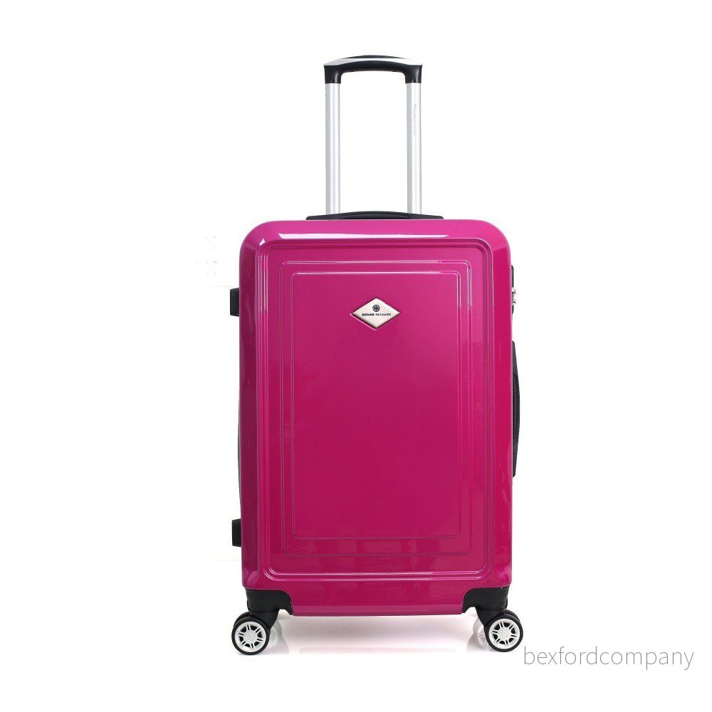 Fuchsiový cestovní kufr na kolečkách GERARD PASQUIER Piallo Valise Grand, 93 l v:1267978