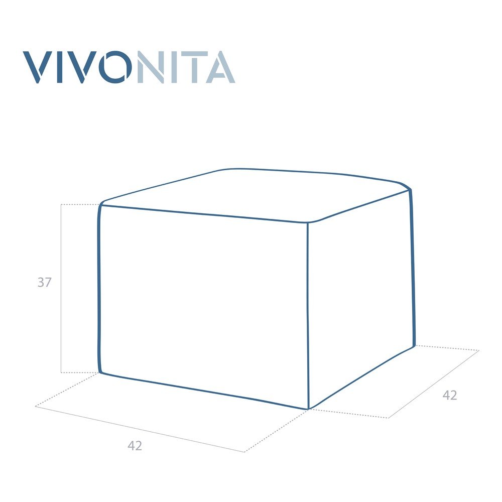 Světle modrý puf Vivonita Kim v:1069256