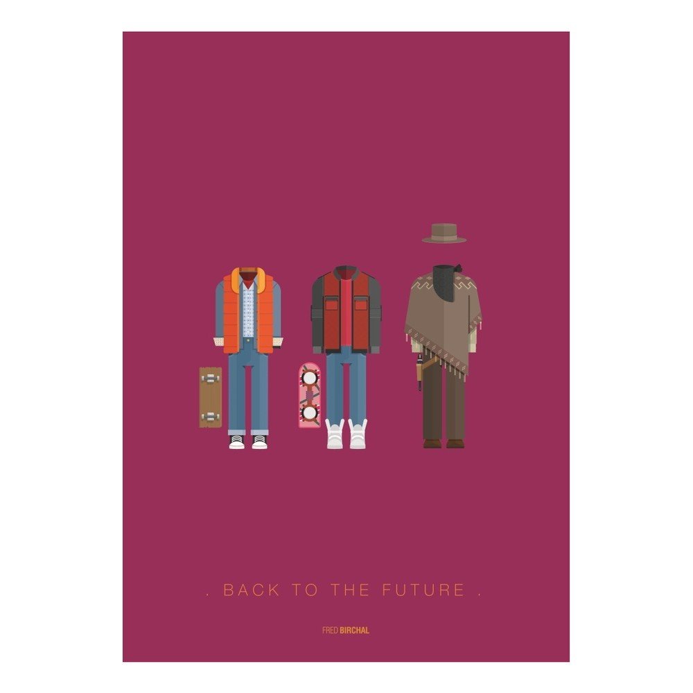 Plakát Costume Artwork Back to the Future v:692984