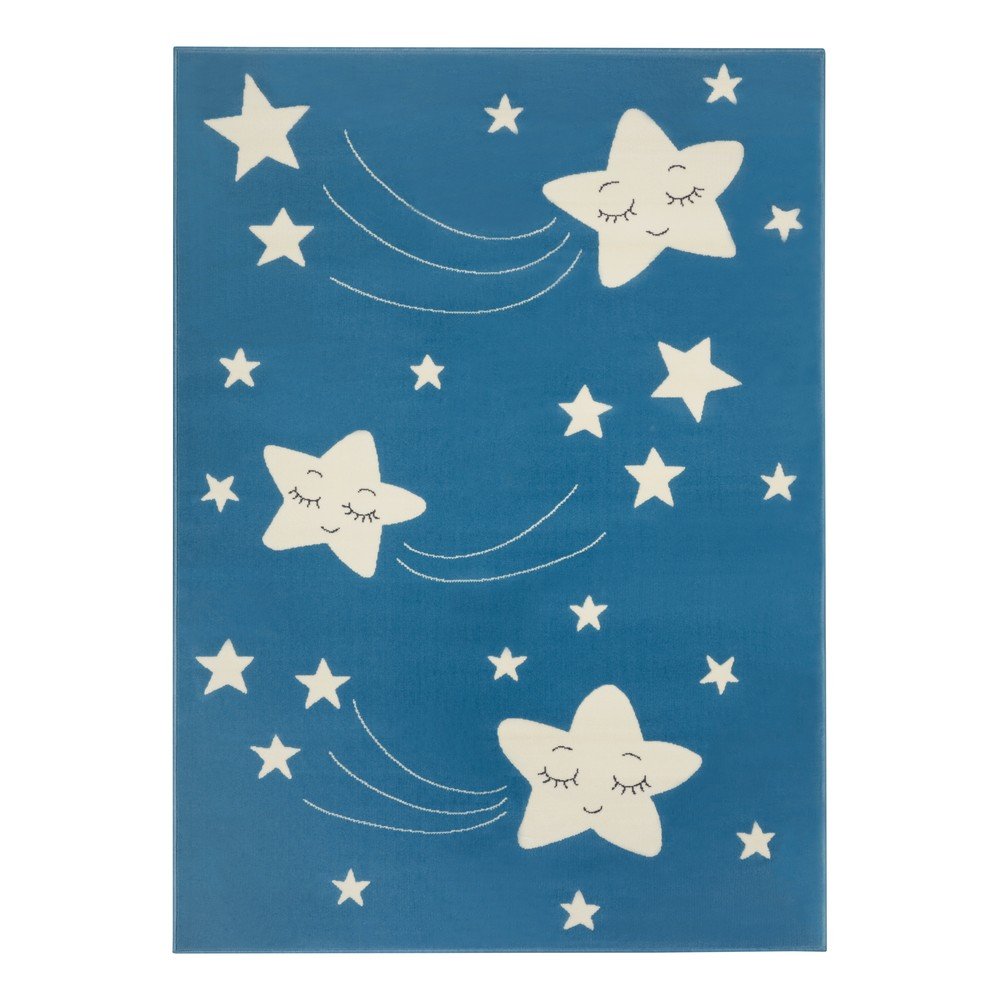 Dětský modrý koberec Hanse Home Adventures Stardust, 160 x 220 cm v:1423579