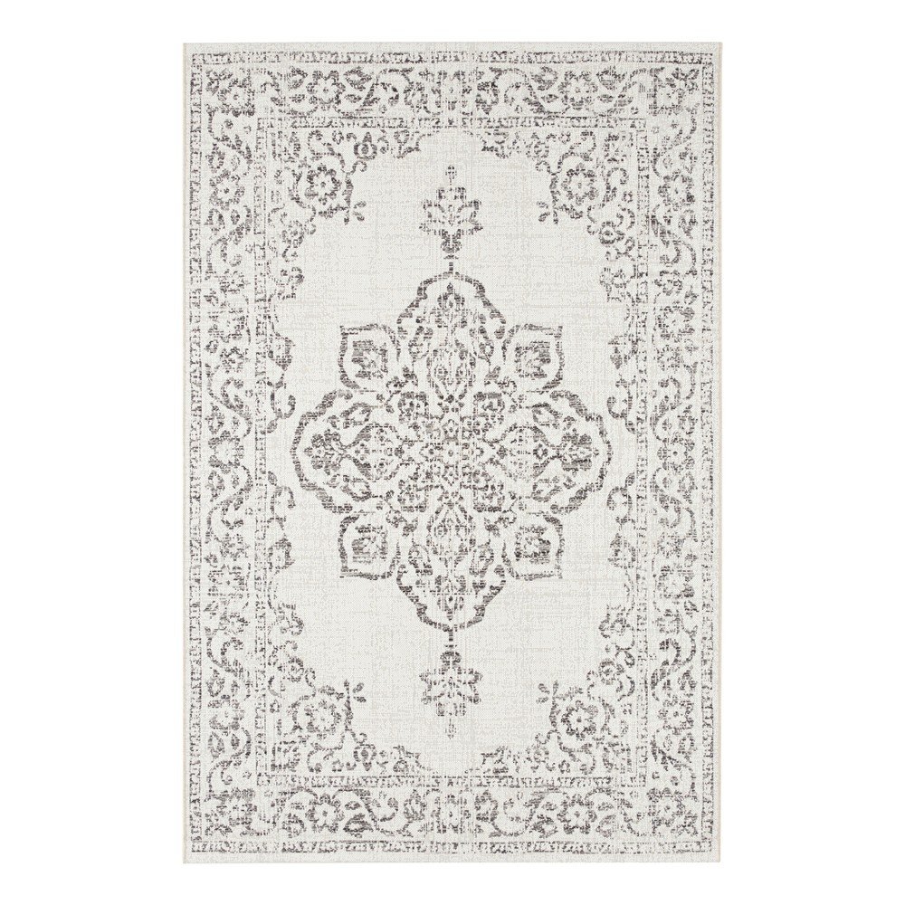 Šedo-krémový venkovní koberec NORTHRUGS Tilos, 200 x 290 cm v:1337401