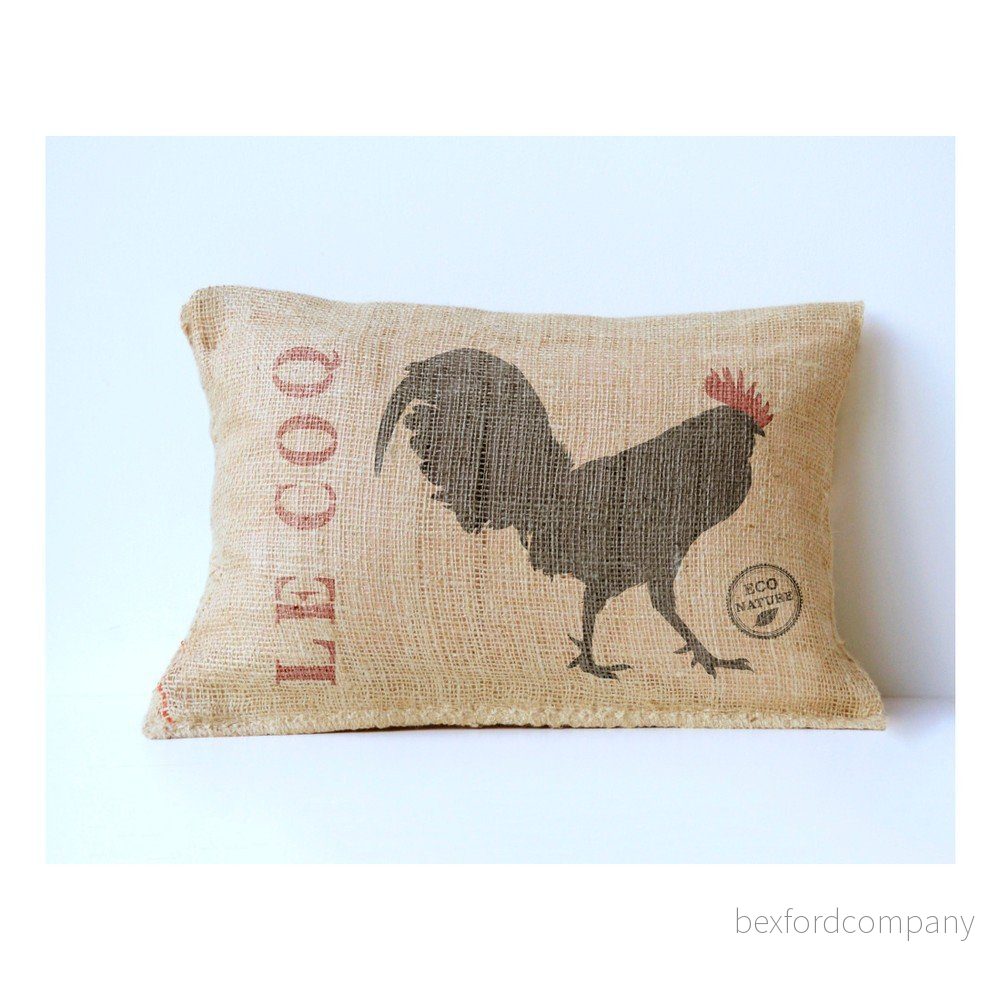 Povlak na polštář z juty Surdic Le Coq, 50 x 35 cm v:1079636