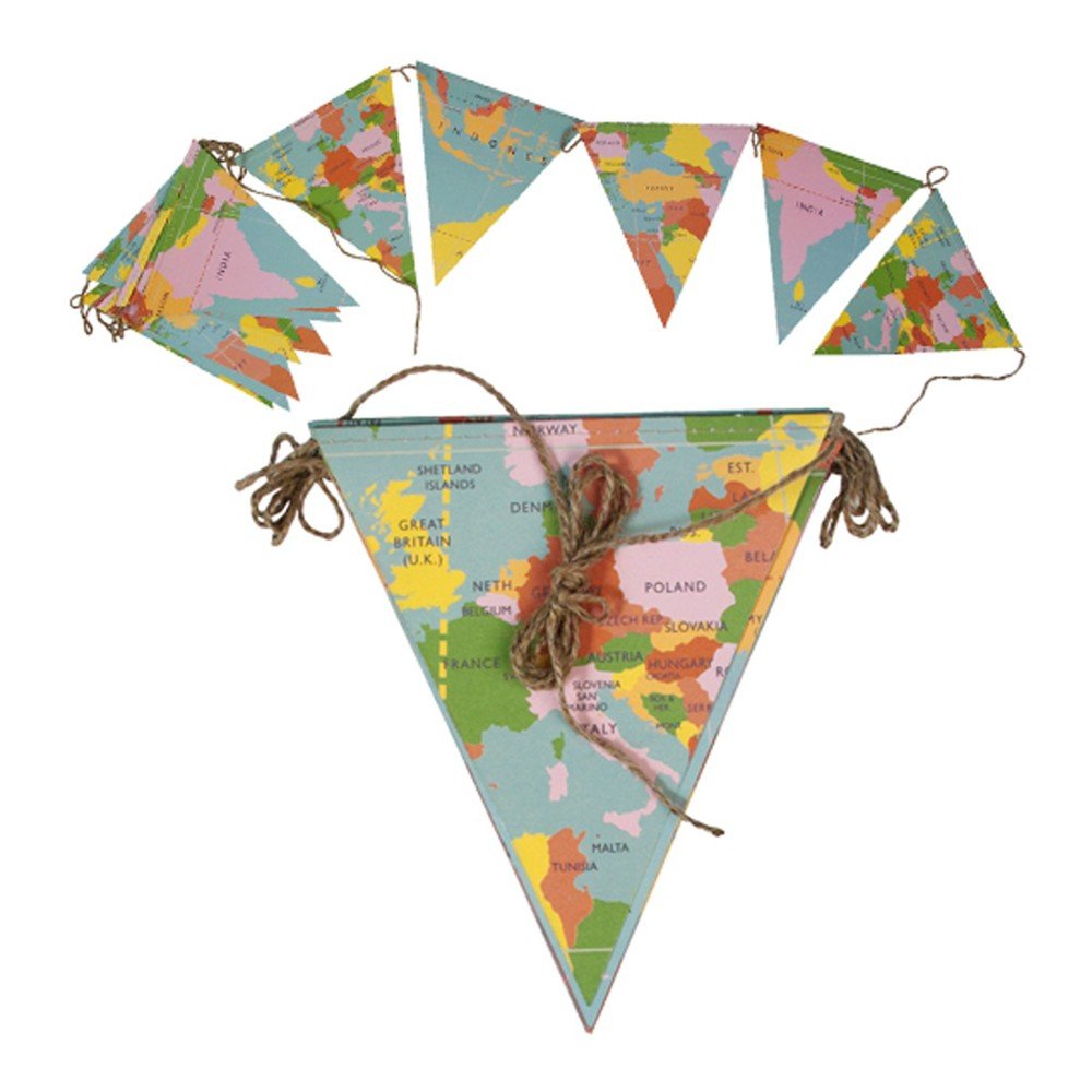 Girlanda Rex London World Map v:822092