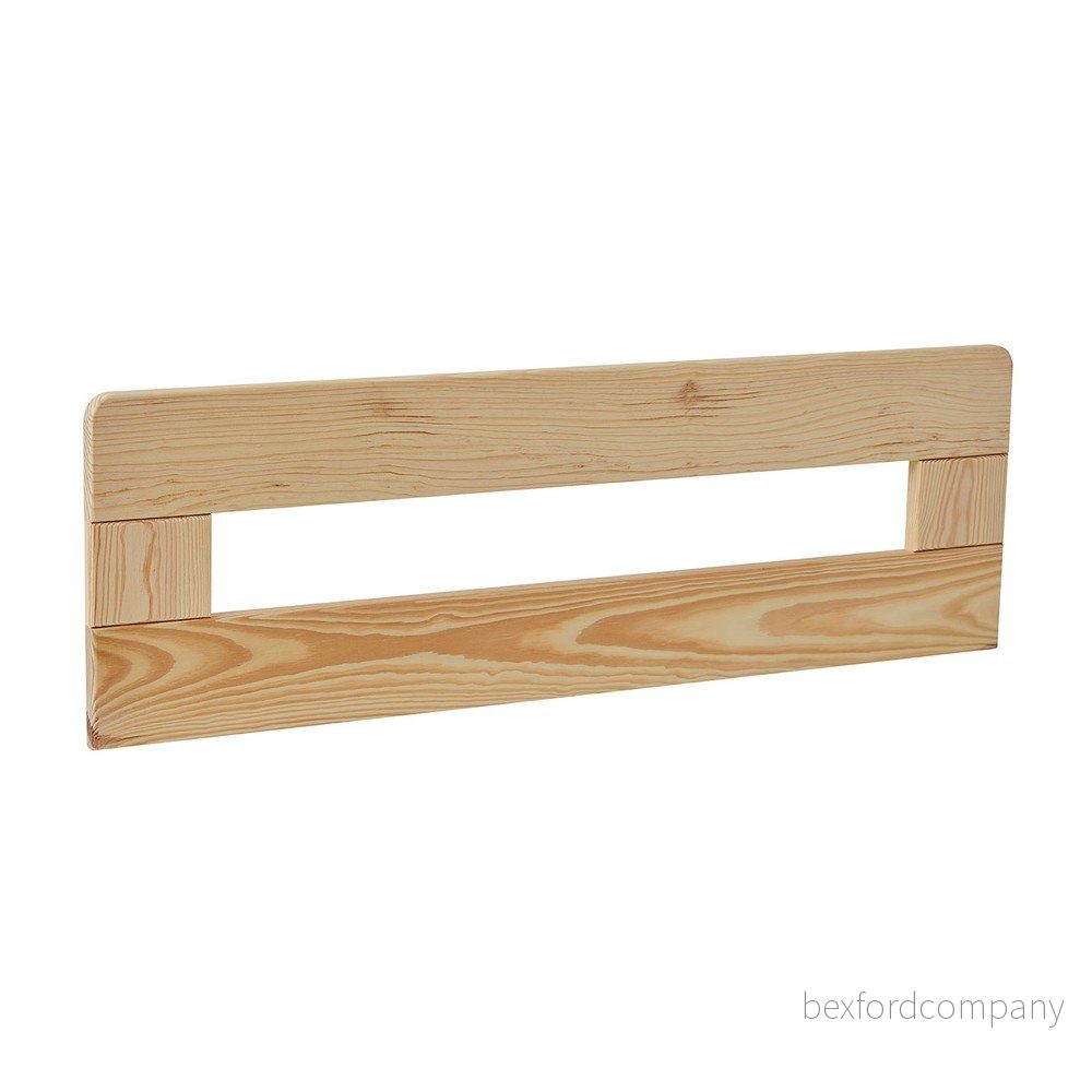 Sada 2 hnědých dřevěných zábran k dětské postýlce Pinio Simple, 200 x 90 cm v:1270522