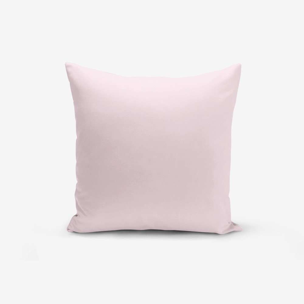 Růžový povlak na polštář s příměsí bavlny Minimalist Cushion Covers , 45 x 45 cm v:1134820