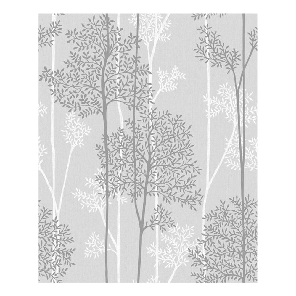 Šedá nástěnná tapeta Graham & Brown Eternal Grey, 0,52 x 10 m v:1346211