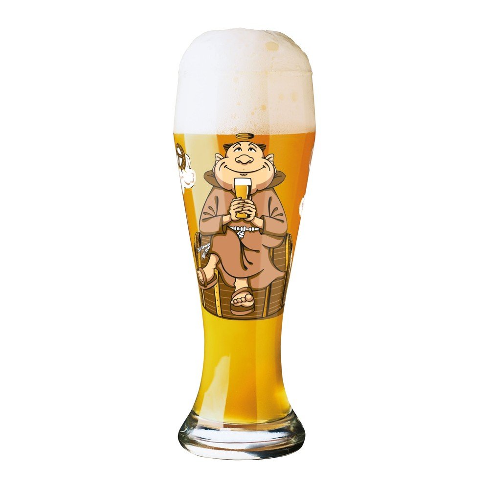 Set pivní sklenice z křišťálového skla a 5 podtácků Ritzenhoff Kathrin Stockebrand, 645 ml v:1344637
