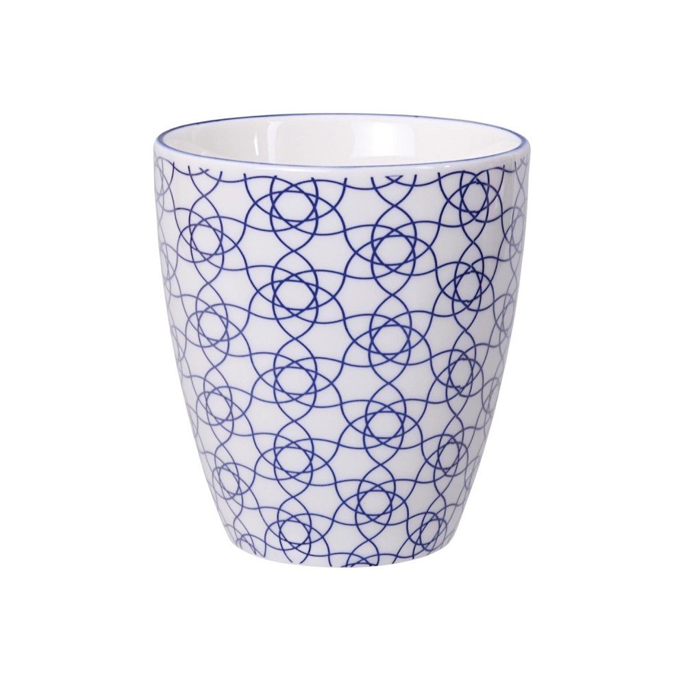 Modrý porcelánový hrnek na čaj Tokyo Design Studio Stripe v:788484