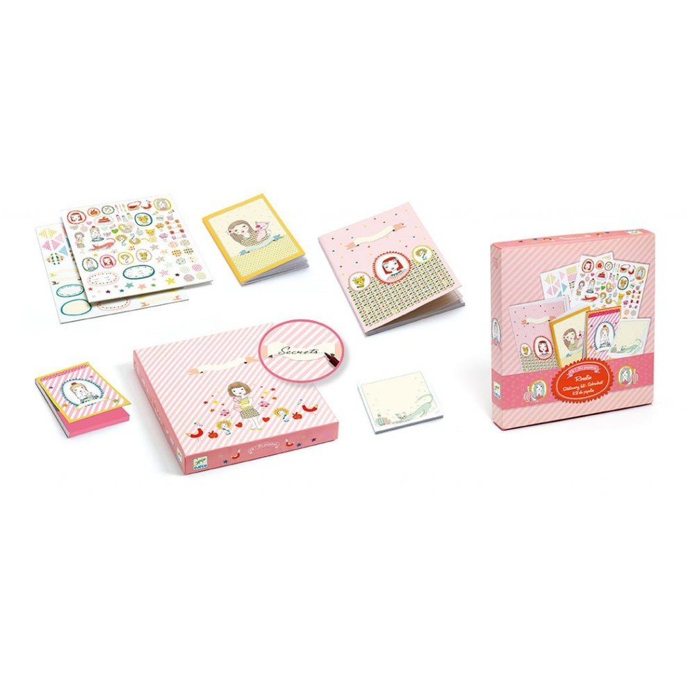 Set deníčků a doplňků Djeco Rosalie v:1396105