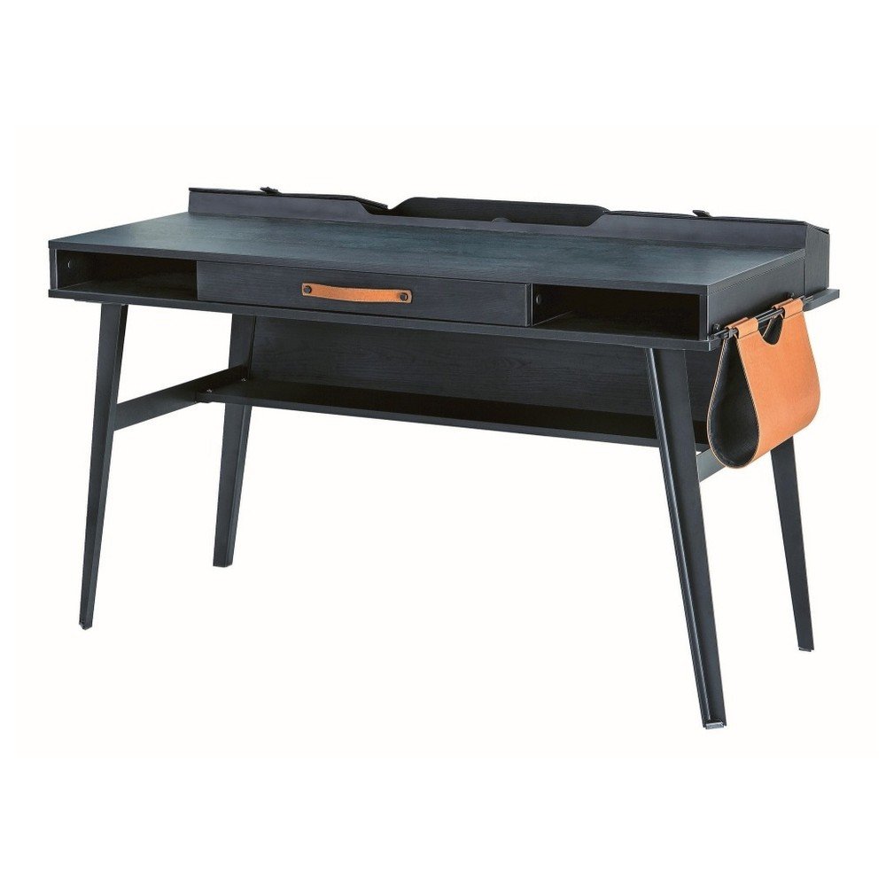 Černý pracovní stůl Dark Metal Study Desk v:1207880