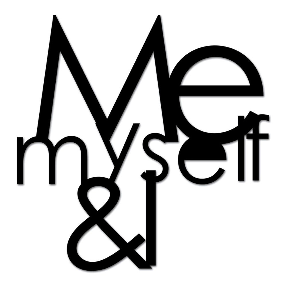 Samolepka na zeď Dekosign Me, Myself & I v:734638