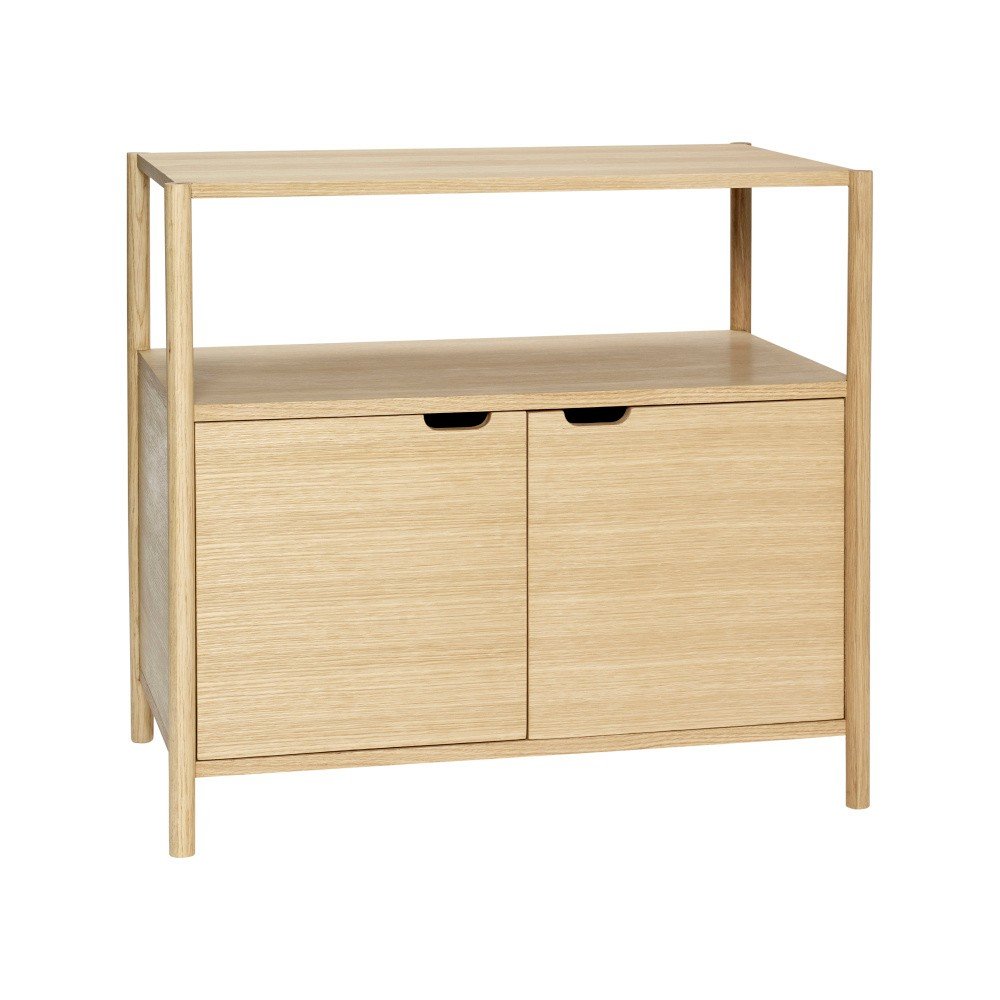 Komoda s policí Hübsch Oak Dresser With Shelf v:1259754