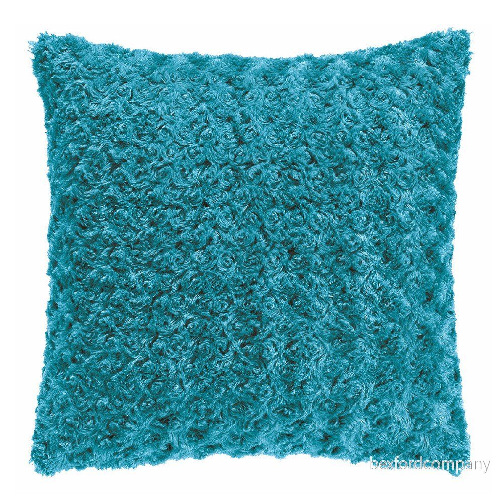 Tyrkysově modrý polštář Tiseco Home Studio Curl, 45 x 45 cm v:1282910