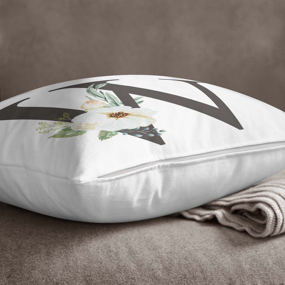 Povlak na polštář Minimalist Cushion Covers Floral Alphabet W, 45 x 45 cm v:1340263