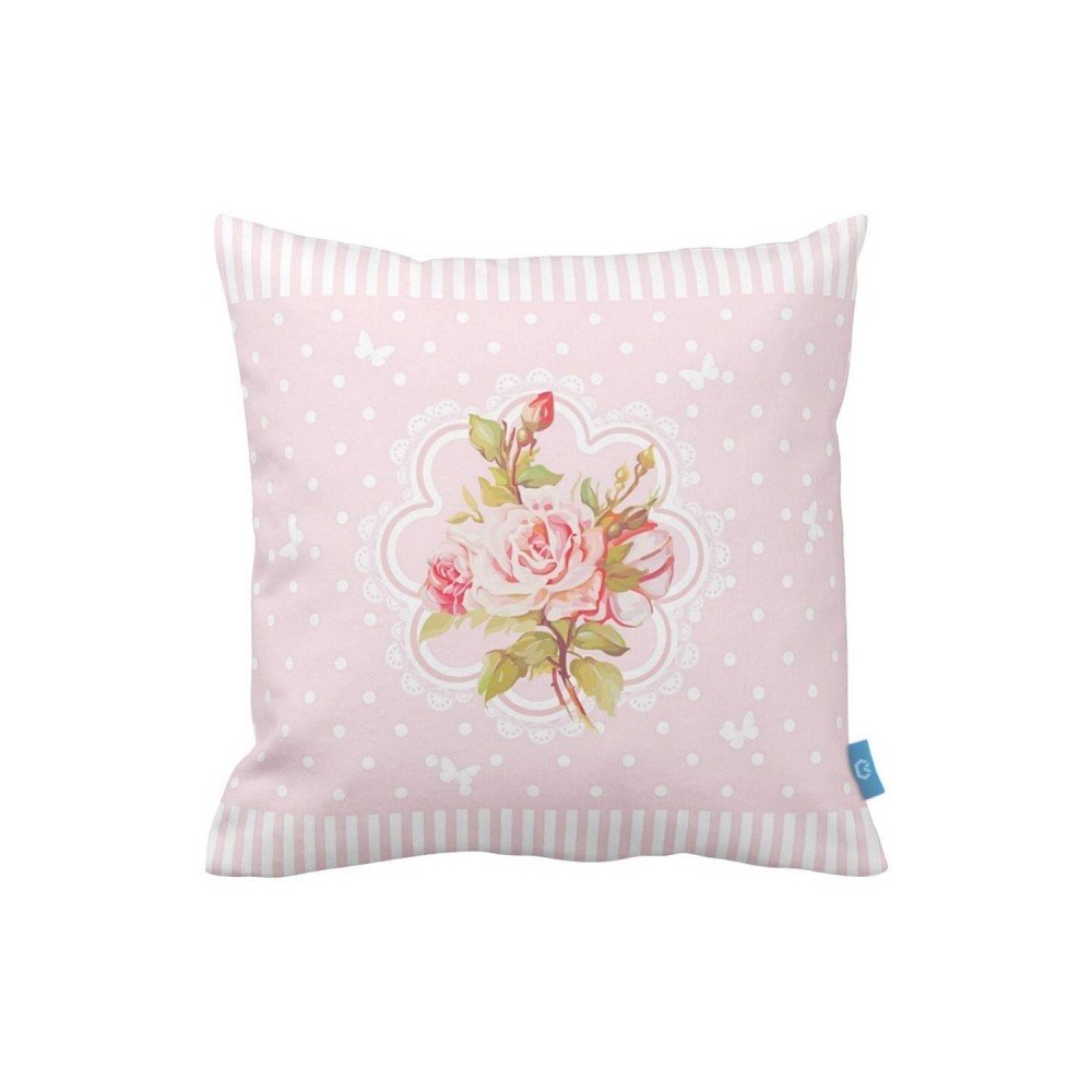 Světle růžový polštář Homemania Vintage Rose, 43 x 43 cm v:970896
