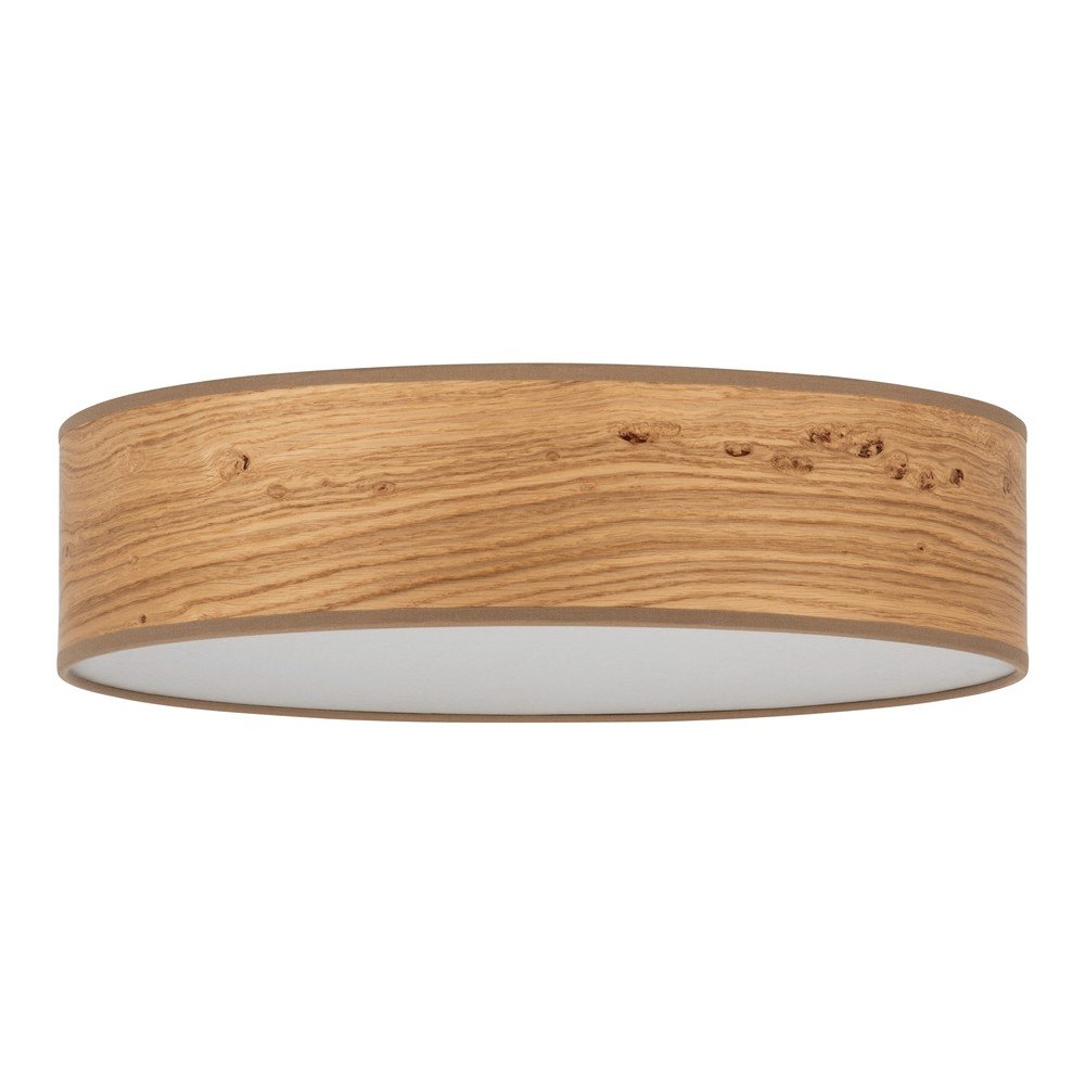 Světle hnědé stropní svítidlo se stínidlem z přírodní dýhy Sotto Luce Ocho, ⌀ 40 cm v:1187392