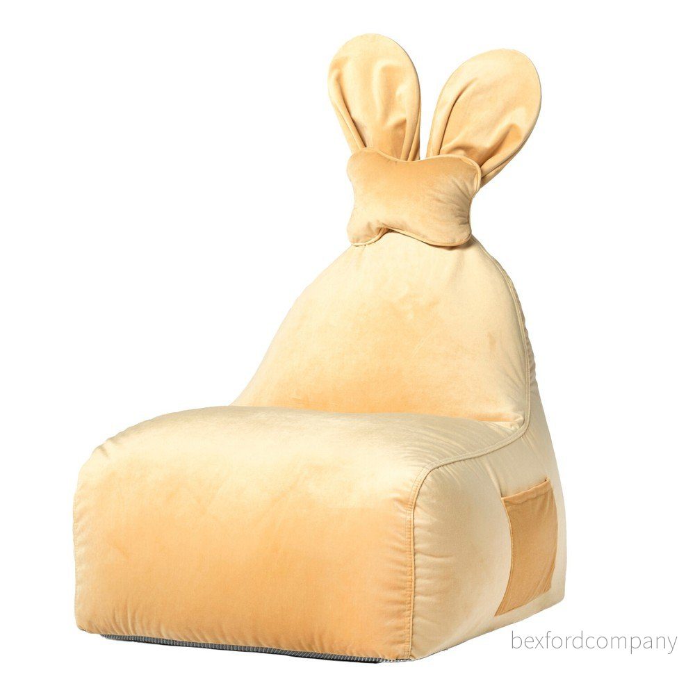 Žlutý dětský sedací vak Funny Bunny – The Brooklyn Kids v:1748014