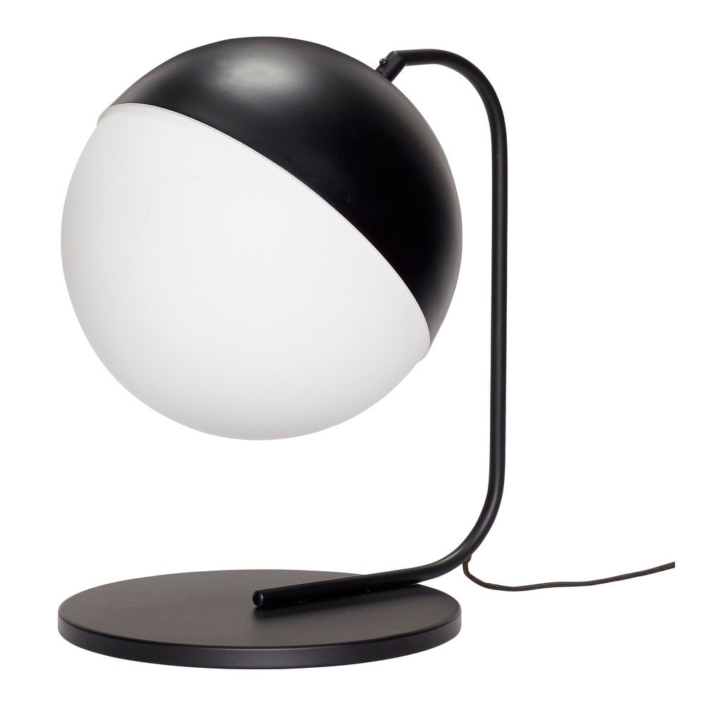 Černá stolní lampa Hübsch Mira v:1261836