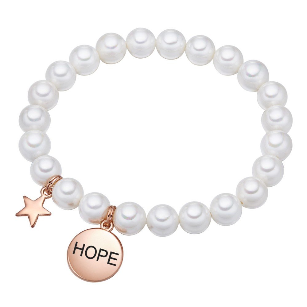Bílý perlový náramek Pearls of London Hope, délka 19 cm v:903170 Bílý perlový náramek Pearls of London Hope, délka 19 cm v:903170