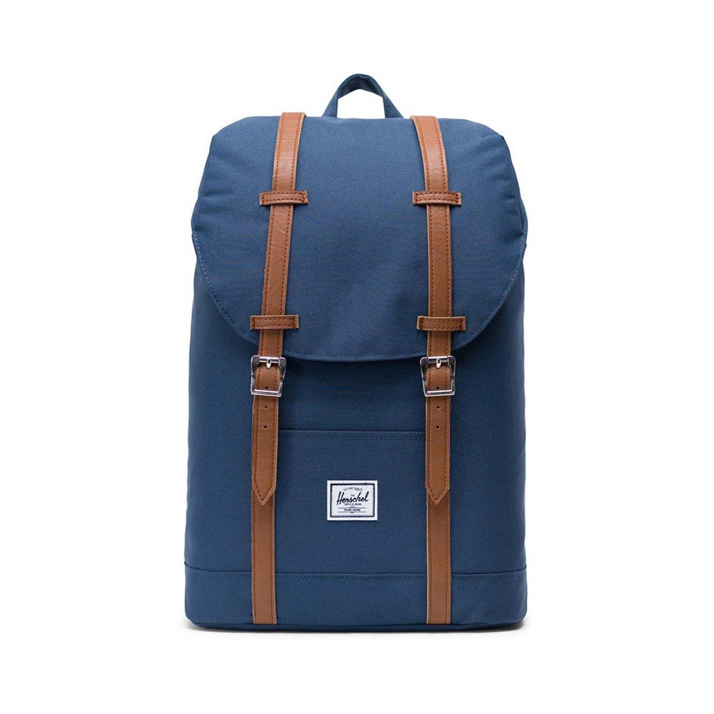 Tmavě modrý batoh s hnědými popruhy Herschel Retreat, 19,5 l v:1285168