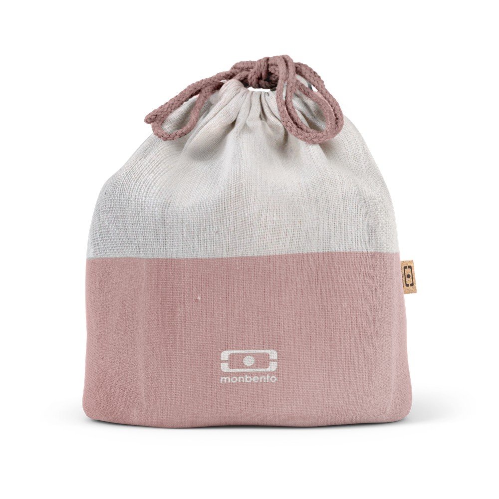 Růžový textilní sáček na svačinový box Monbento Pochette v:1398717