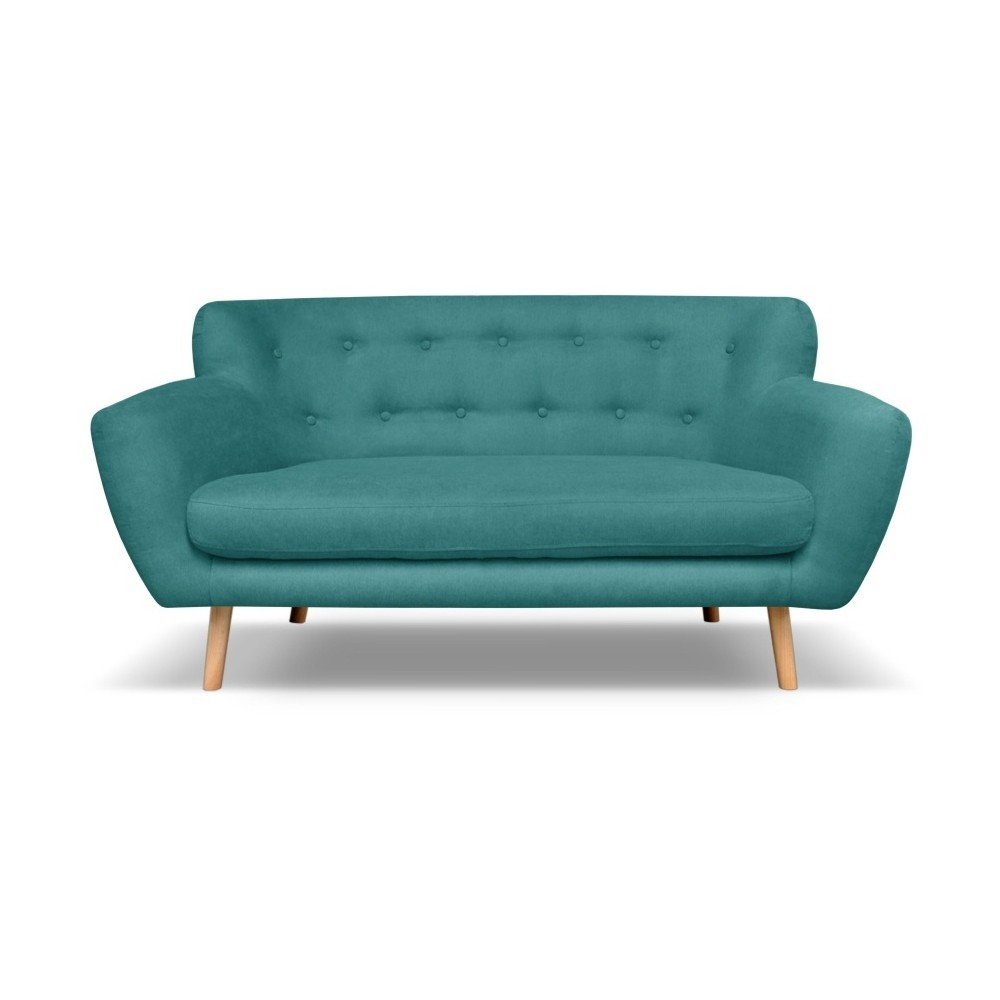 Zelenomodrá pohovka Cosmopolitan design London, 162 cm v:760080