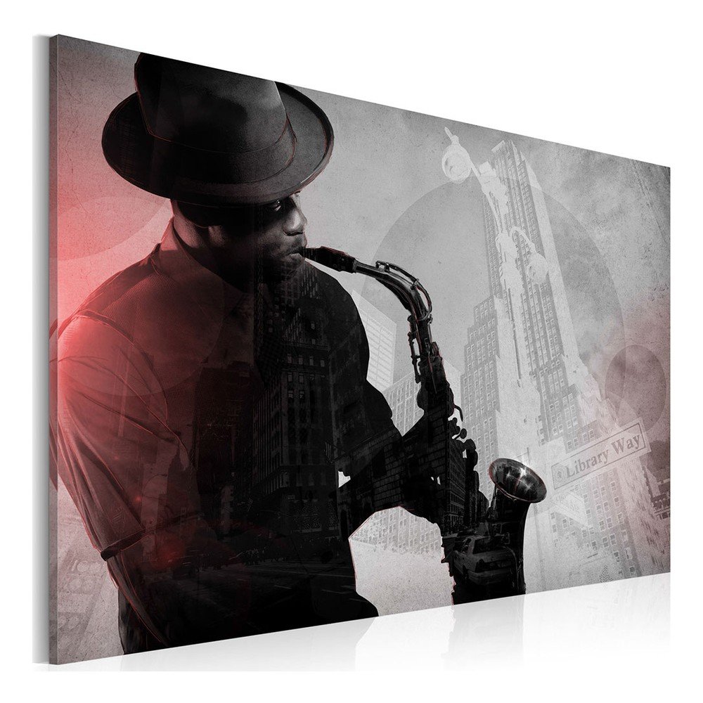 Obraz na plátně Artgeist Urban Jazz, 90 x 60 cm v:971762