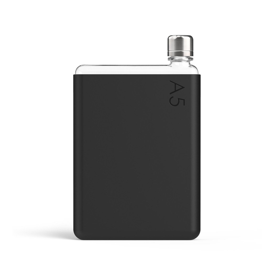 Černé silikonové pouzdro na placatku Memobottle Sleeve A5 Sleeve v:1400537