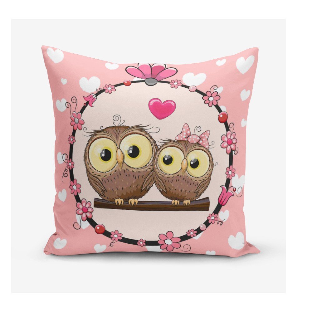 Povlak na polštář s příměsí bavlny Minimalist Cushion Covers Fall in Love, 45 x 45 cm v:1134640