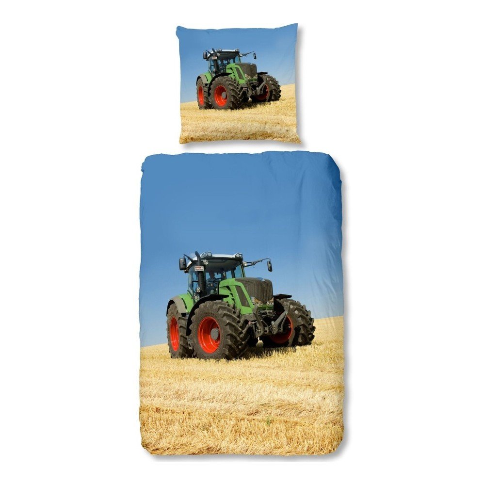 Dětské povlečení na jednolůžko z čisté bavlny Muller Textiels Tractor, 135 x 200 cm v:1094900