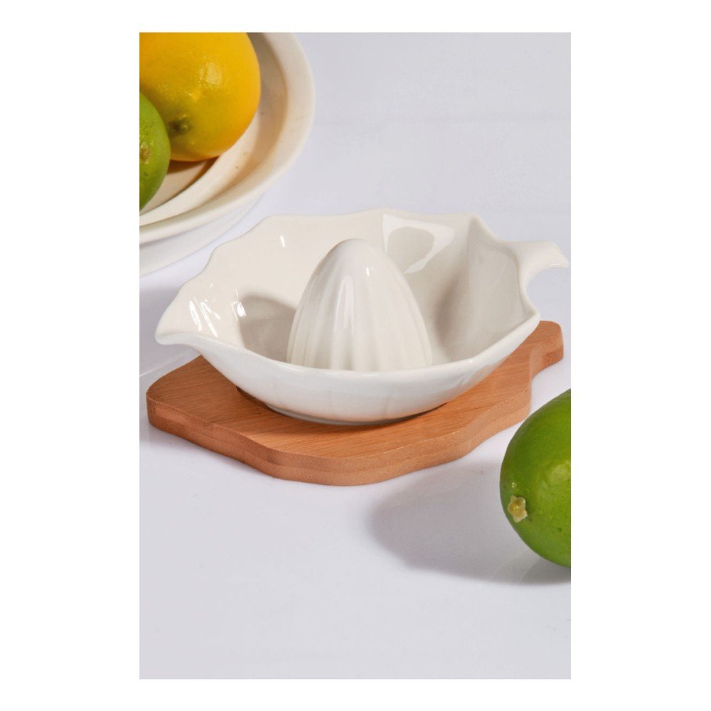 Set porcelánového lisu na citrusy a bambusové podložky Kosova v:850806