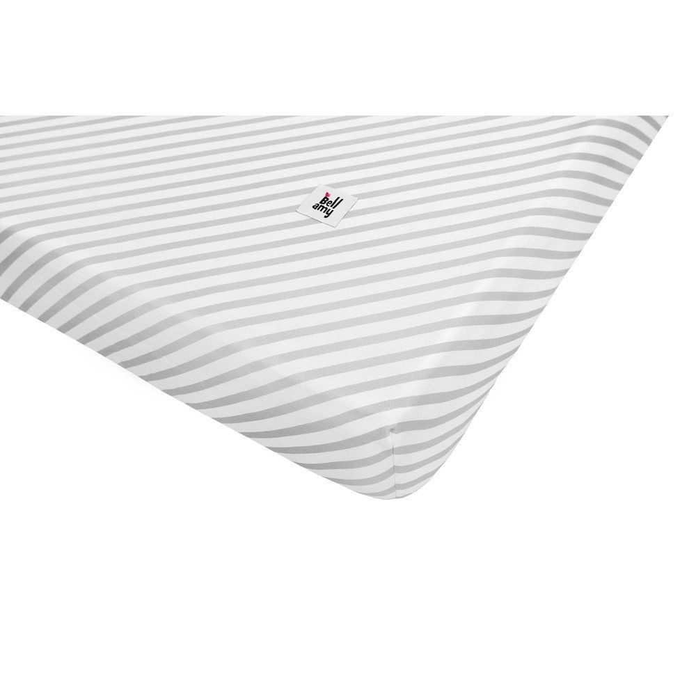 Dětské bavlněné prostěradlo BELLAMY Stripes, 90 x 200 cm v:1270080