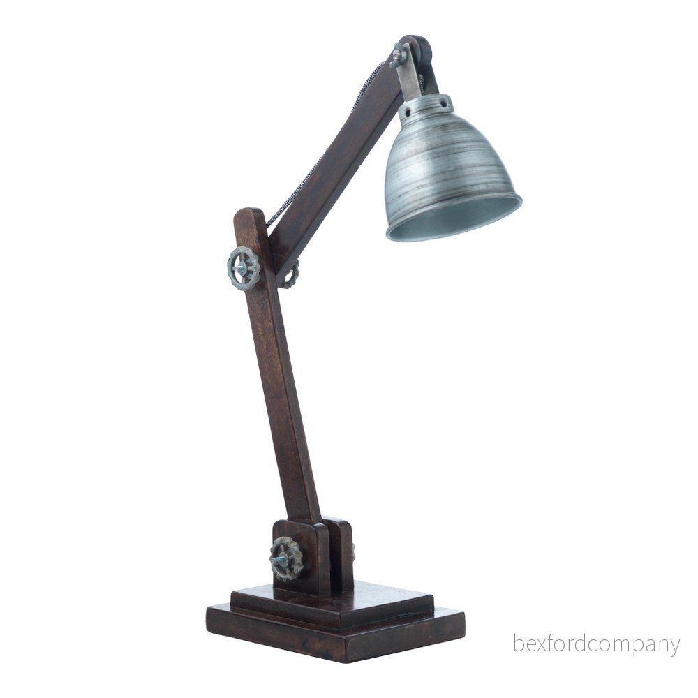Stolní lampa se stínítkem ve stříbrné barvě Fuhrhome Madrid v:919864