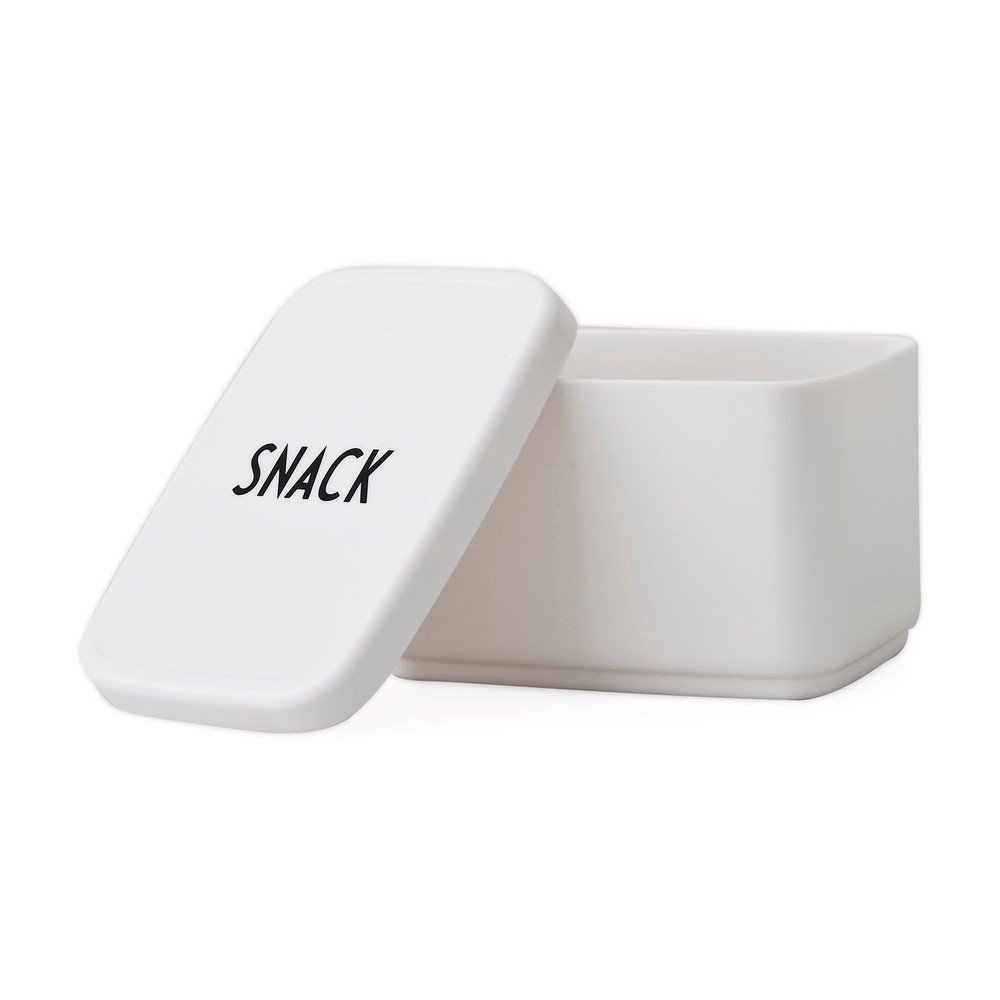 Bílý svačinový box Design Letters Snack, 8,2 x 6,8 cm v:1418227