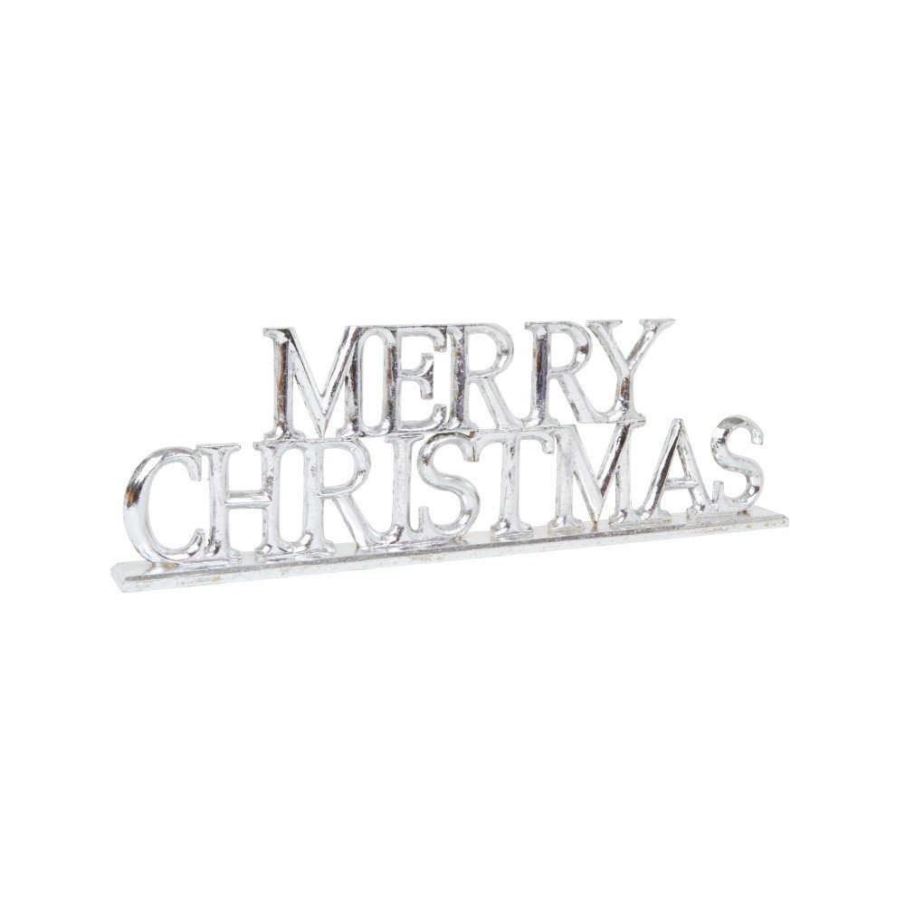Dekorace Archipelago Silver Merry Christmas v:718830
