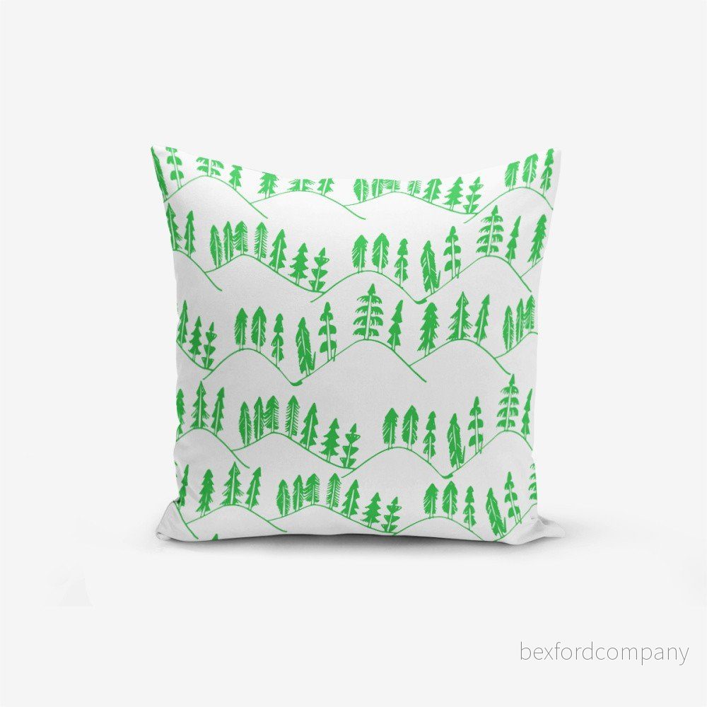 Povlak na polštář s příměsí bavlny Minimalist Cushion Covers Modern Agac Verde, 45 x 45 cm v:1166512