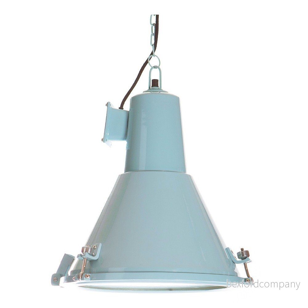 Světle tyrkysové závěsné svítidlo Look4Lamps Ribbles v:1083290