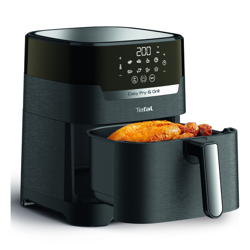 Černá horkovzdušná fritéza Easy Fry & Grill – Tefal v:1544066 Černá horkovzdušná fritéza Easy Fry & Grill – Tefal v:1544066