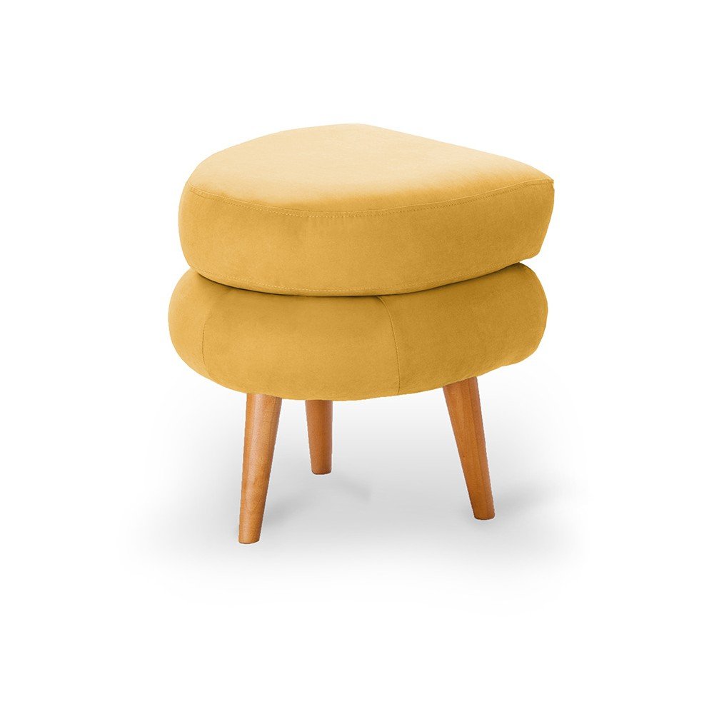 Tmavě žlutá taburetka Scandi by Stella Cadente Maison Supernova v:1068698