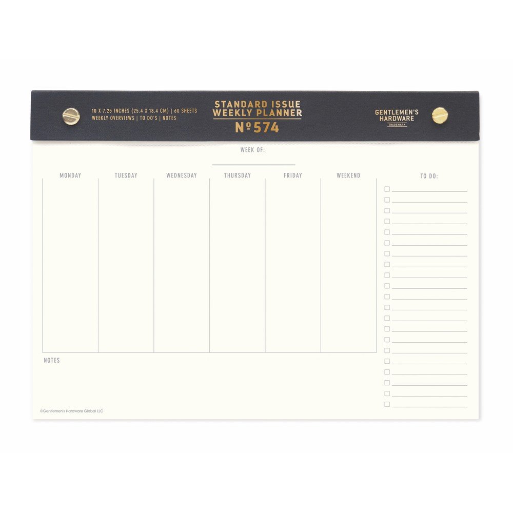 Plánovač 60 stránek formát A4 – Gentlemen's Hardware v:1551056