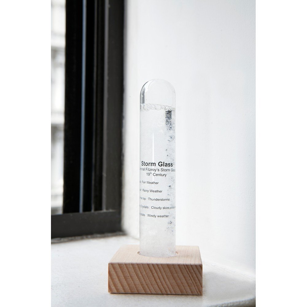 Meteorologická bouřková sklenička Kikkerland Strom Glass v:1157748