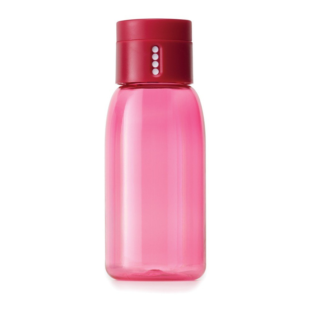 Růžová lahev s počítadlem Joseph Joseph Dot, 400 ml v:848706