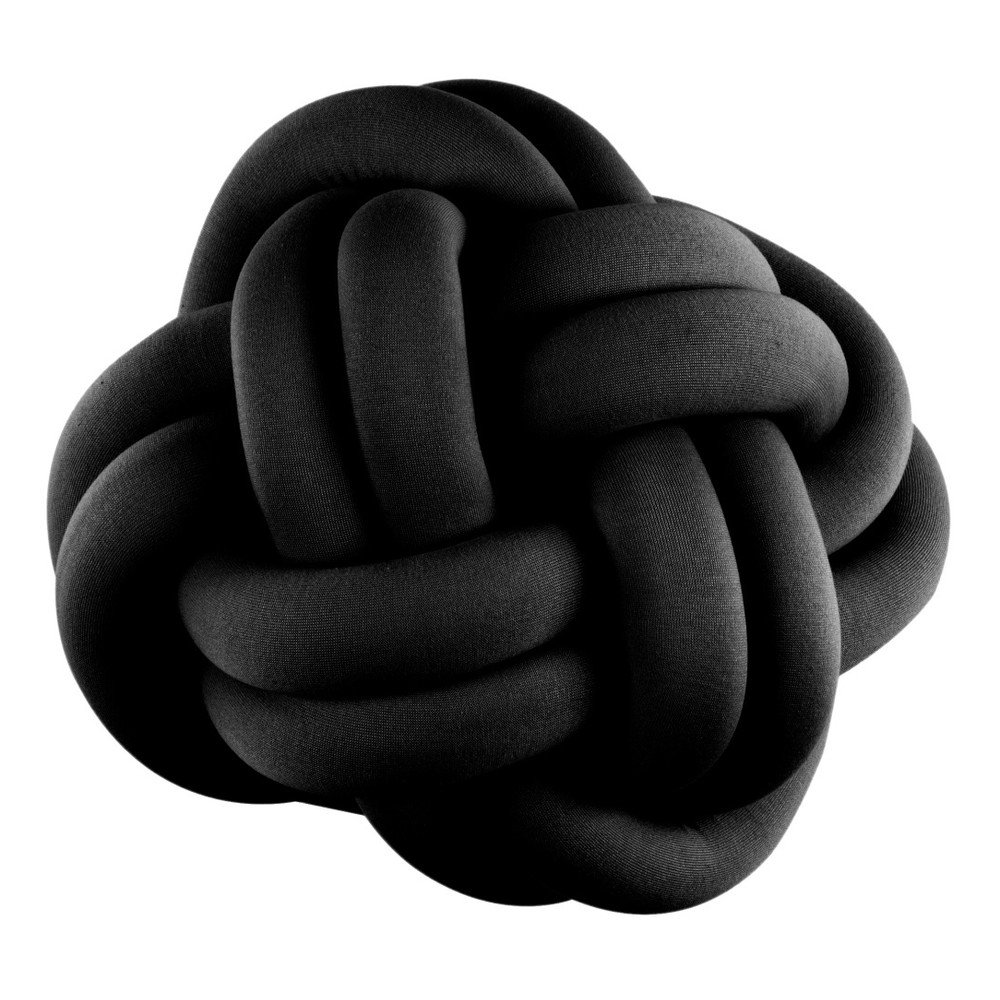 Malý černý polštář/puf Knotty Knots Simple v:839626